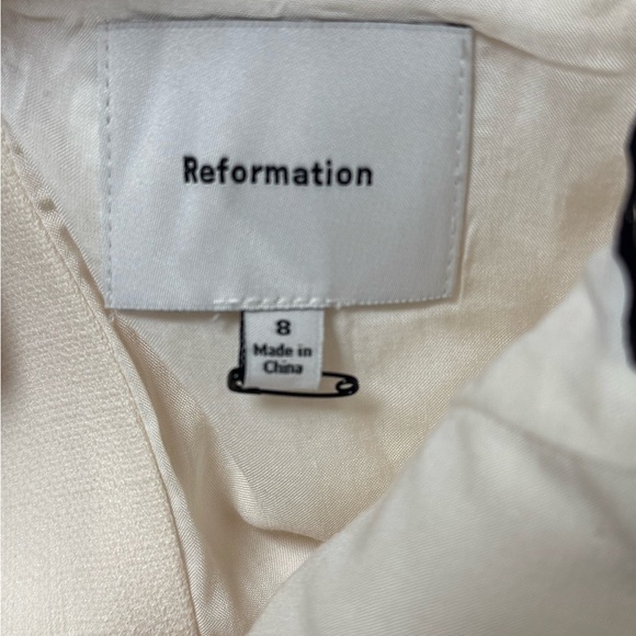 Reformation Alisa Corset Tank Top Camisole Ivory - Picture 7 of 8